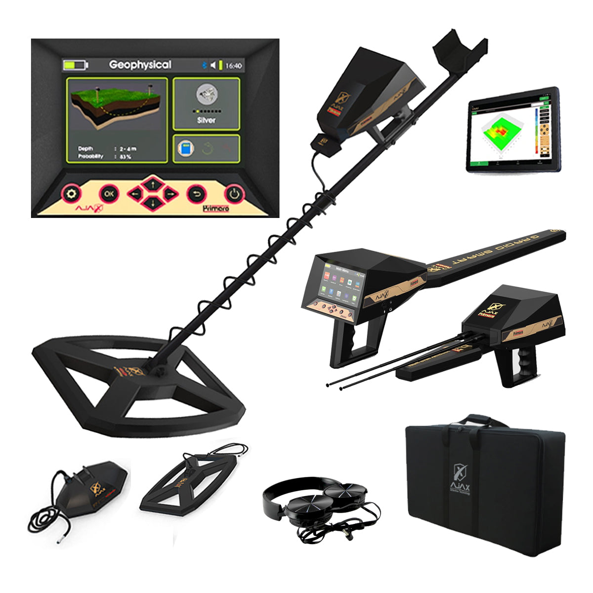 Ajax Detection Primero 3D Gold & Metal Detector