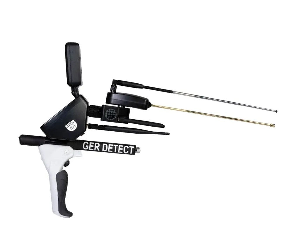 GER Detect Titan 1000 Long Range Metal Detector with 8" and 17" Coils