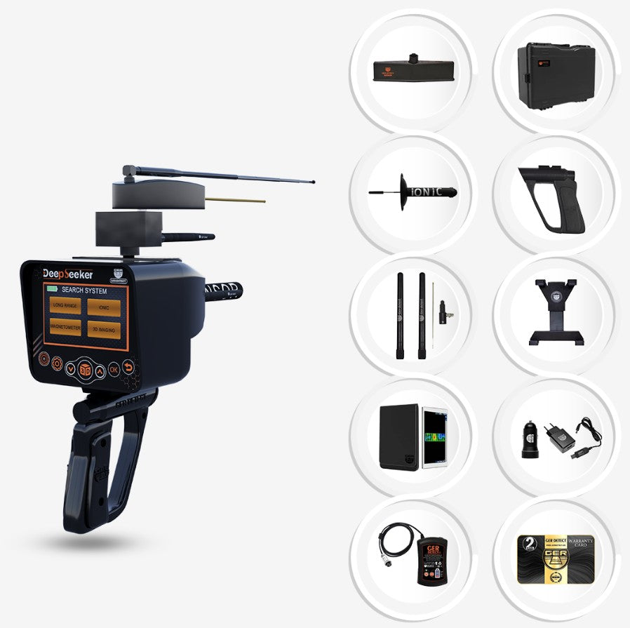 Detector de metales de largo alcance GER Detect Deep Seeker
