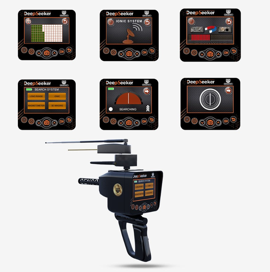 Detector de metales de largo alcance GER Detect Deep Seeker