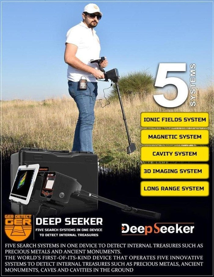 Detector de metales de largo alcance GER Detect Deep Seeker