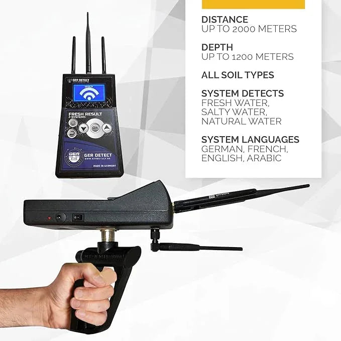 Localizador de aguas subterráneas de GER Detect Fresh Result 2 Systems