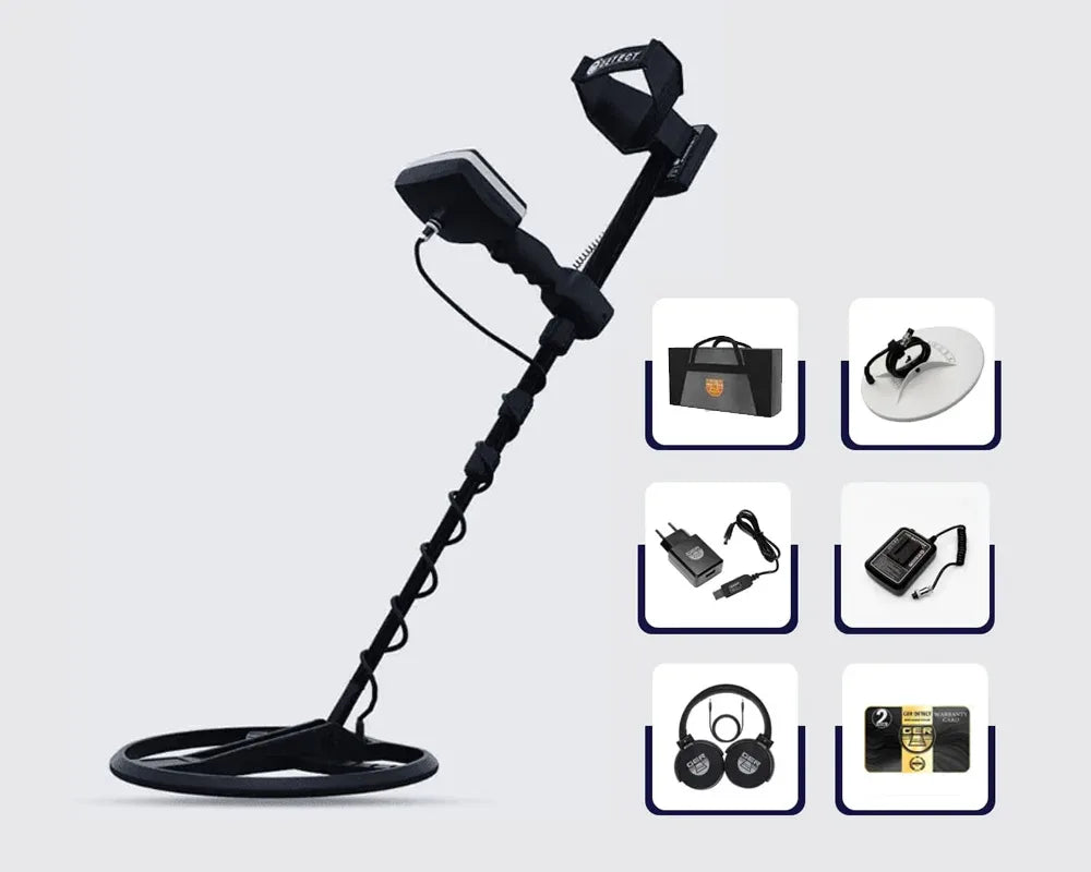 Detector de metales GER Detect UIG Gold Digger con bobinas de 13" y 18"