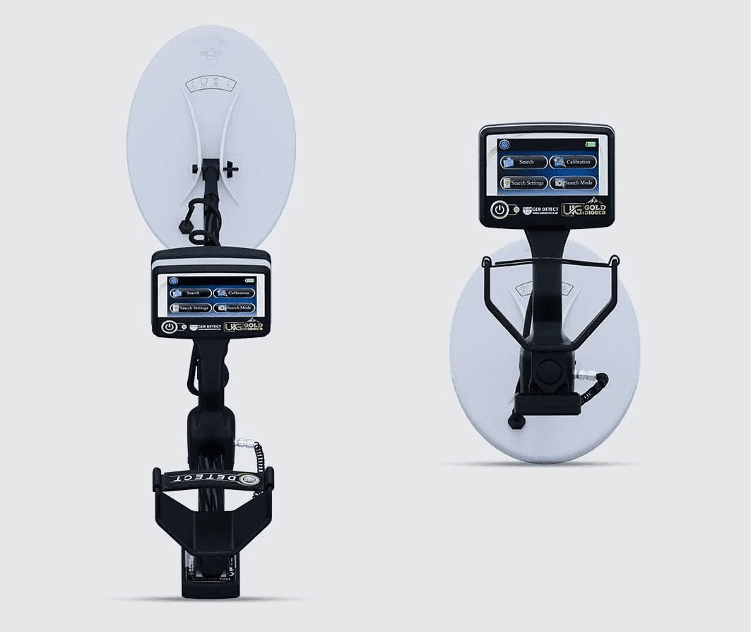 GER Detect UIG Gold Digger Metal Detector with 13" and 18" Coils