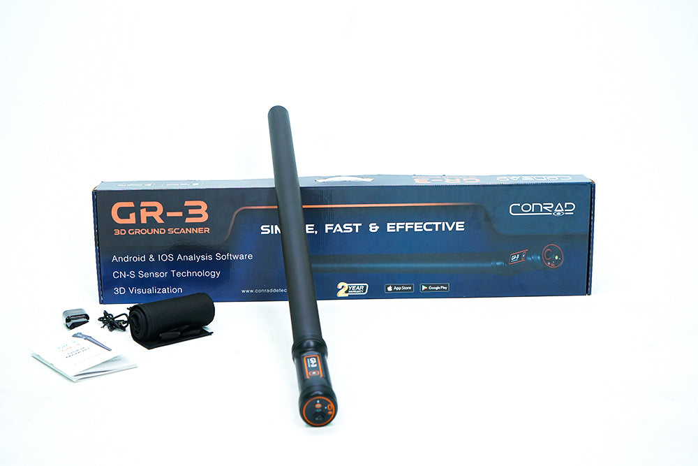 GROUNDTECH GR3 Deep Seeking 3D Metal Detector/Single Sensor