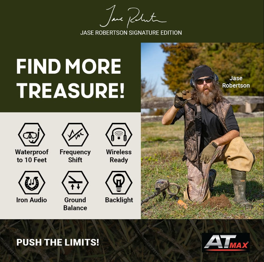 Garrett AT Max Bundle-Jase Robertson Signature Edition
