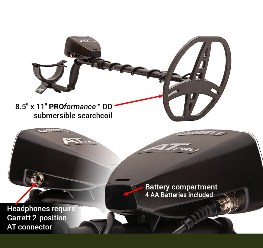 Garrett AT PRO Metal Detector Bundle