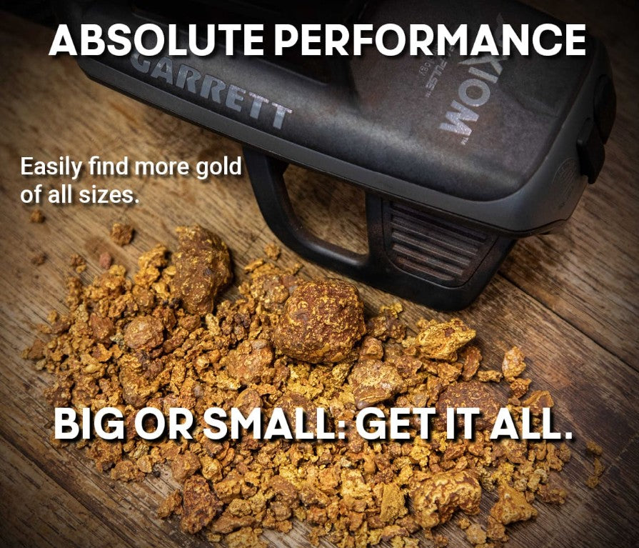 Garrett Axiom Lite Gold Metal Detector / 11x7 Mono Coil