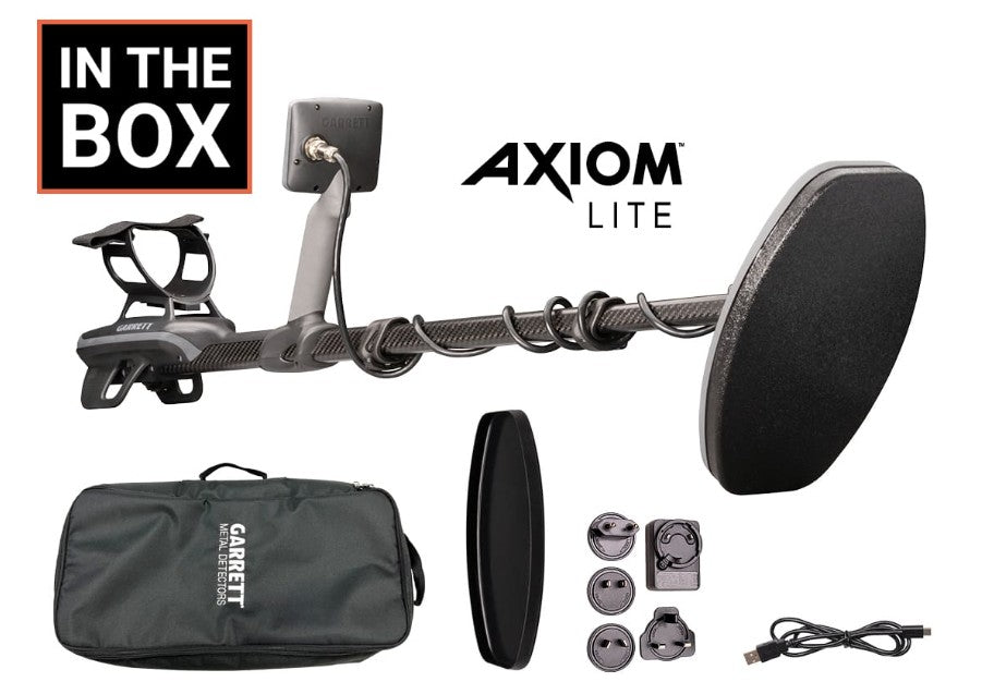 Garrett Axiom Lite Gold Metal Detector / 11x7 Mono Coil