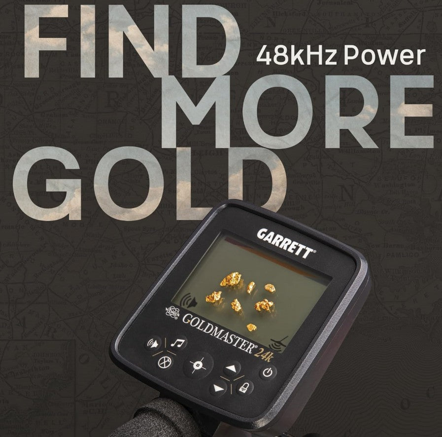 Garrett Goldmaster 24K Gold Metal Detector Bundle