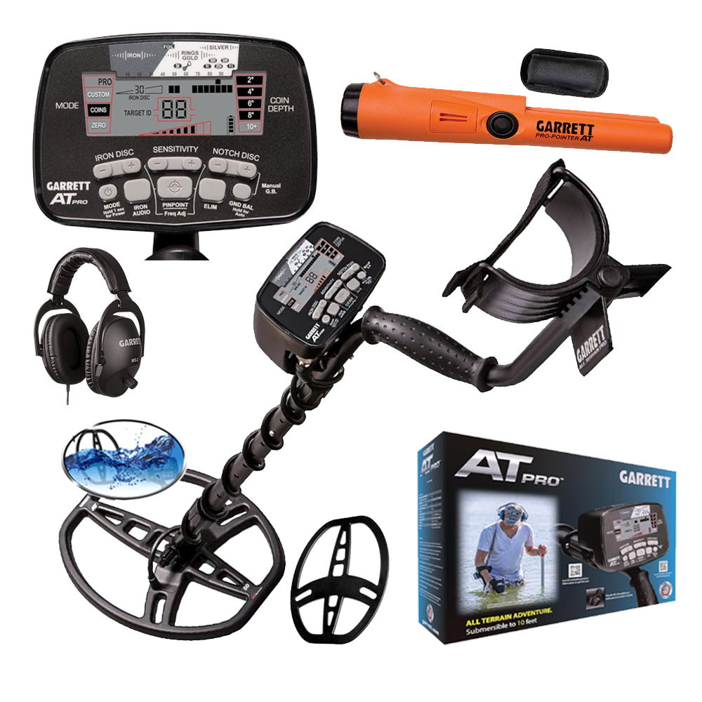 Garrett AT PRO Metal Detector Bundle