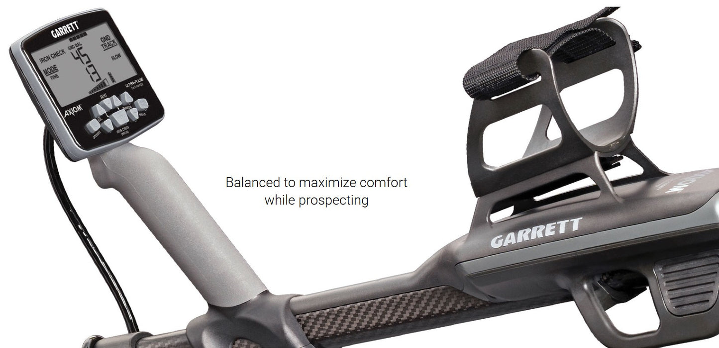 Garrett Axiom Pro Gold Metal Detector w/ MS-3 Wireless Headphones