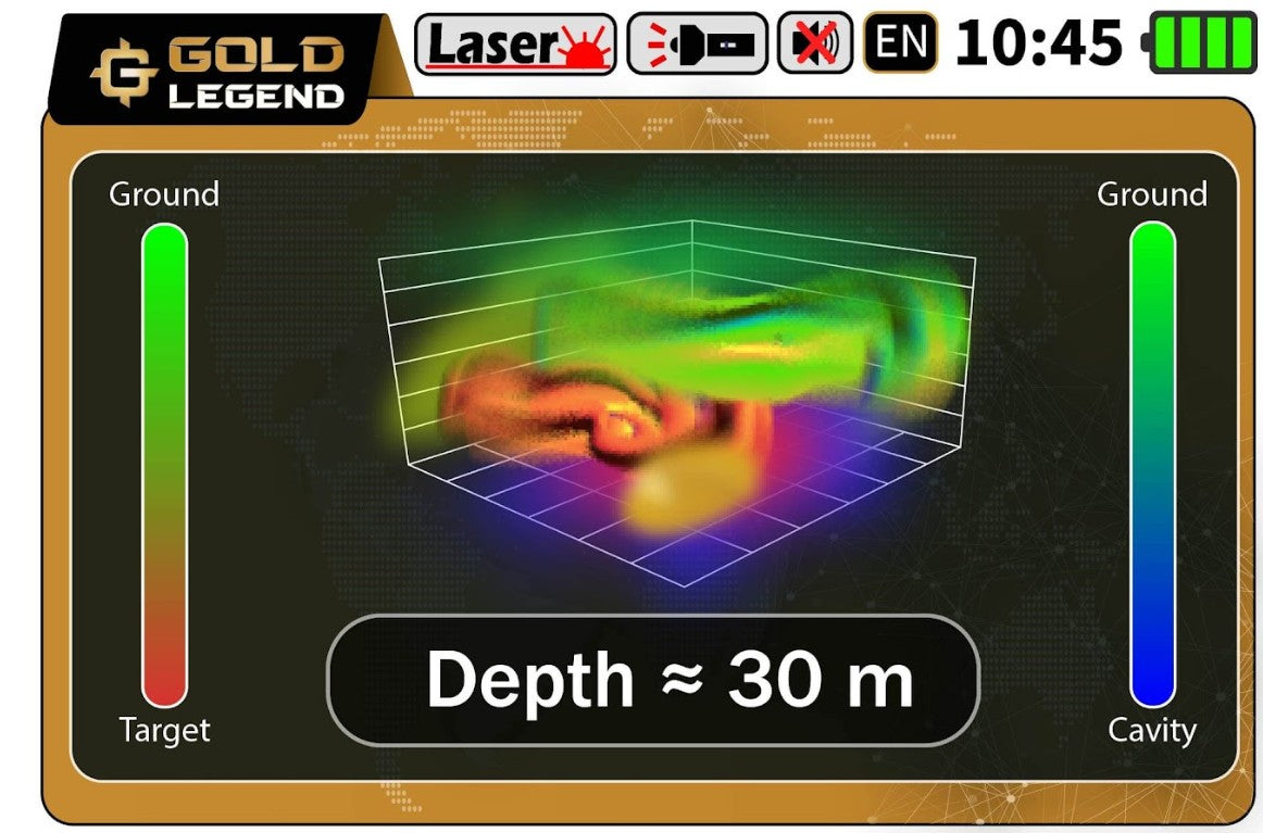 Geoground Gold Legend Long Range Detector