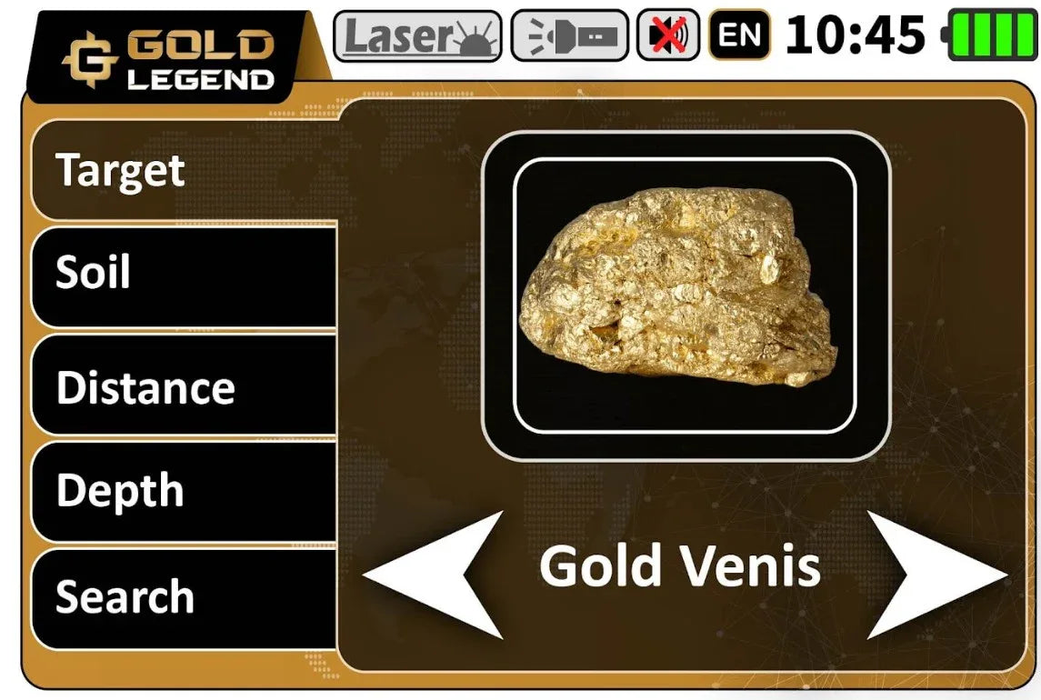 Detector de largo alcance Geoground Gold Legend