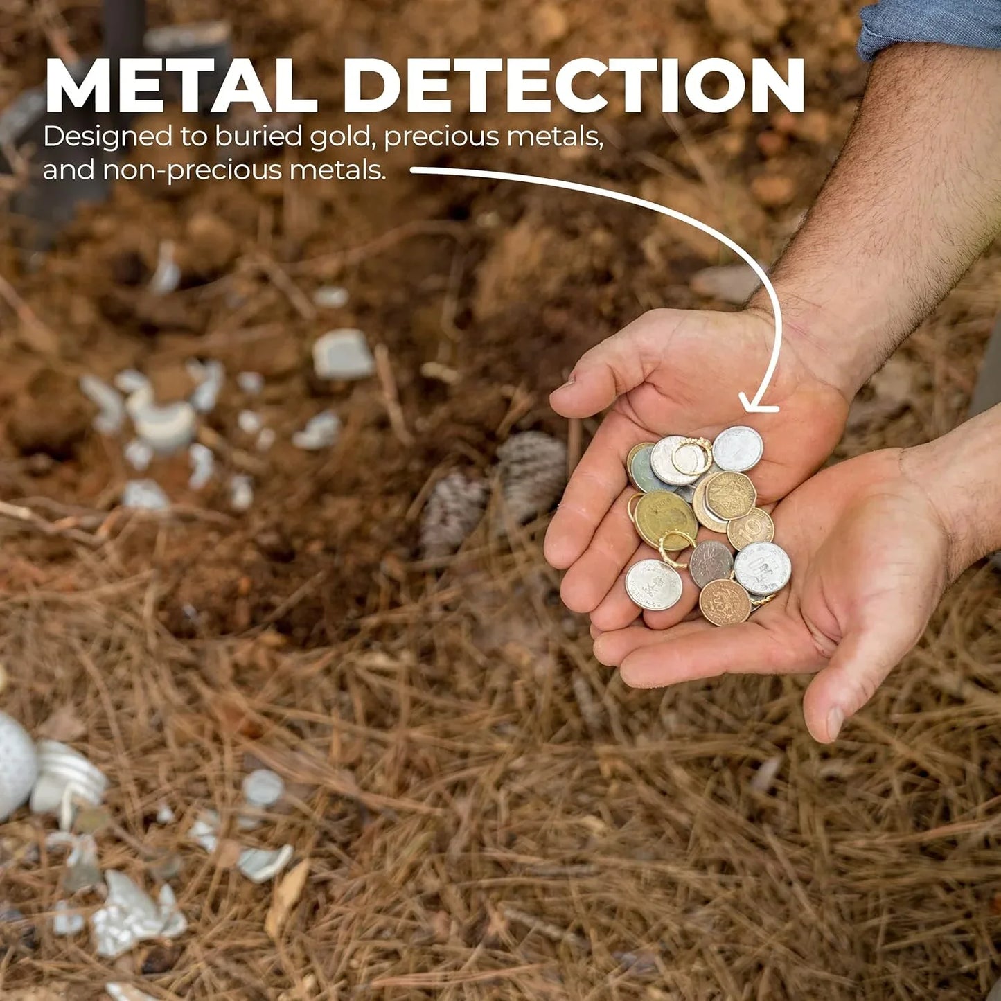 Detector de oro y tesoros de largo alcance MWF SPARK