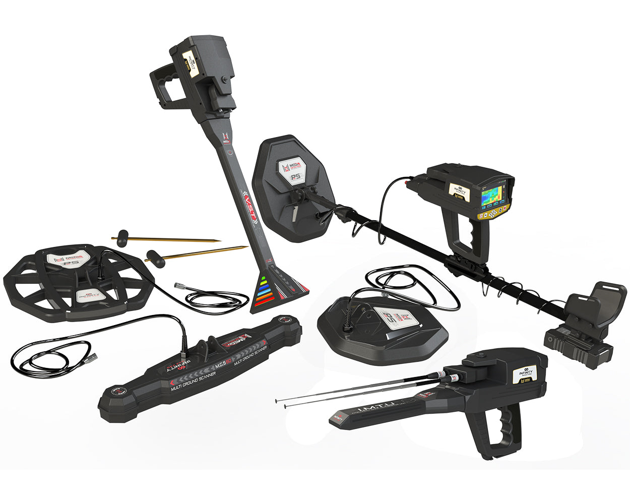 Mega Detection Infinity Max Pro Metal Detector