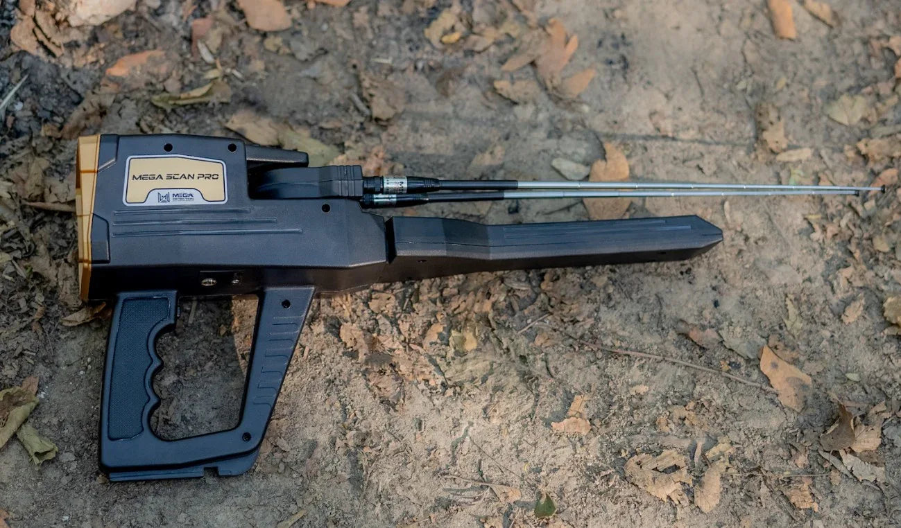 Detector de metales 3D terrestre y de largo alcance Mega Scan Pro Nueva Edición