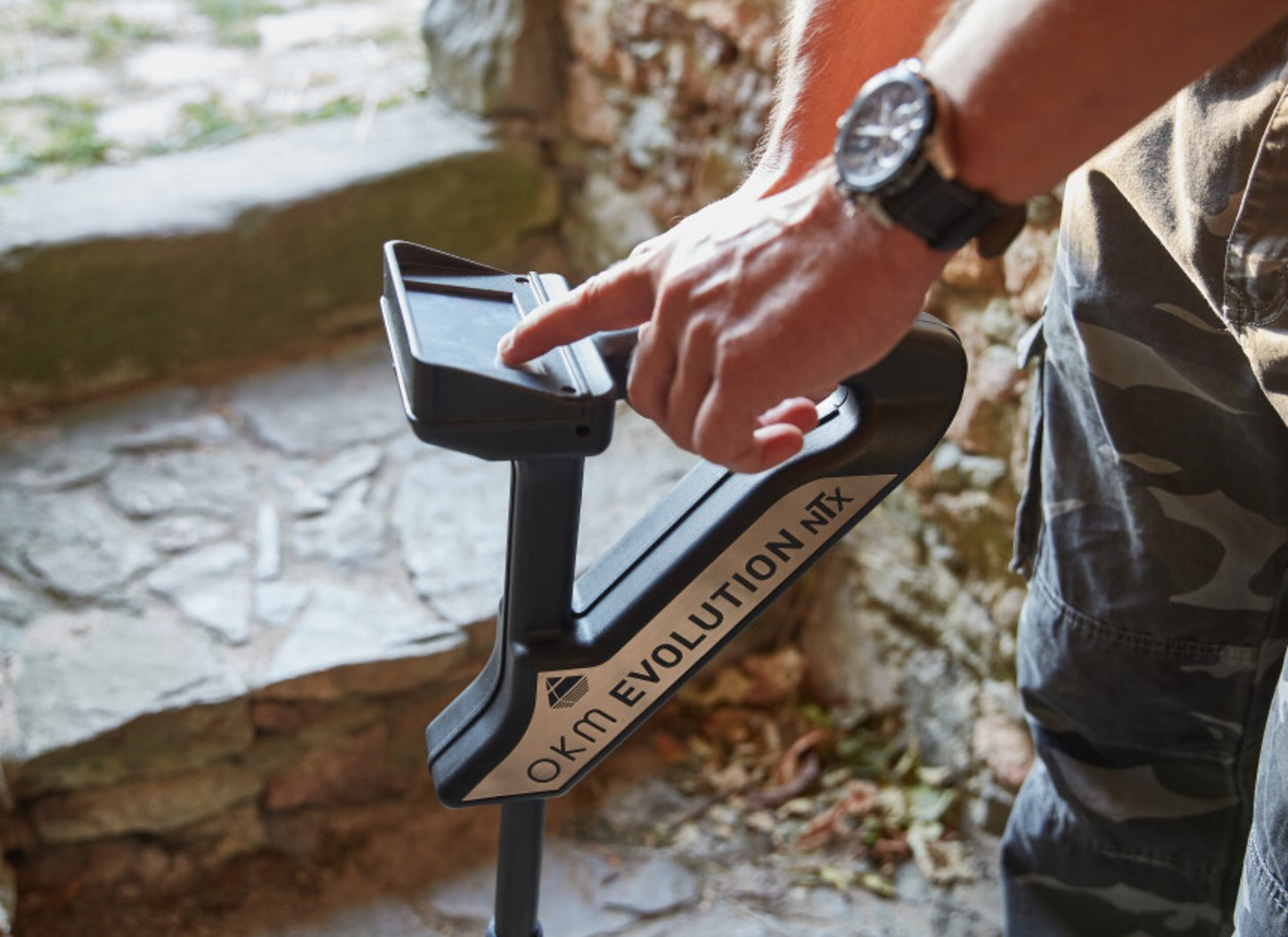 OKM Evolution NTX 3D Ground Scanner Metal Detector with VLF Coil