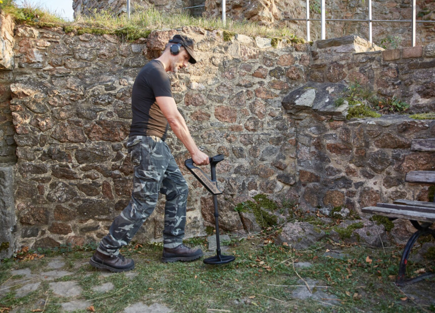OKM Evolution NTX 3D Ground Scanner Metal Detector with VLF Coil