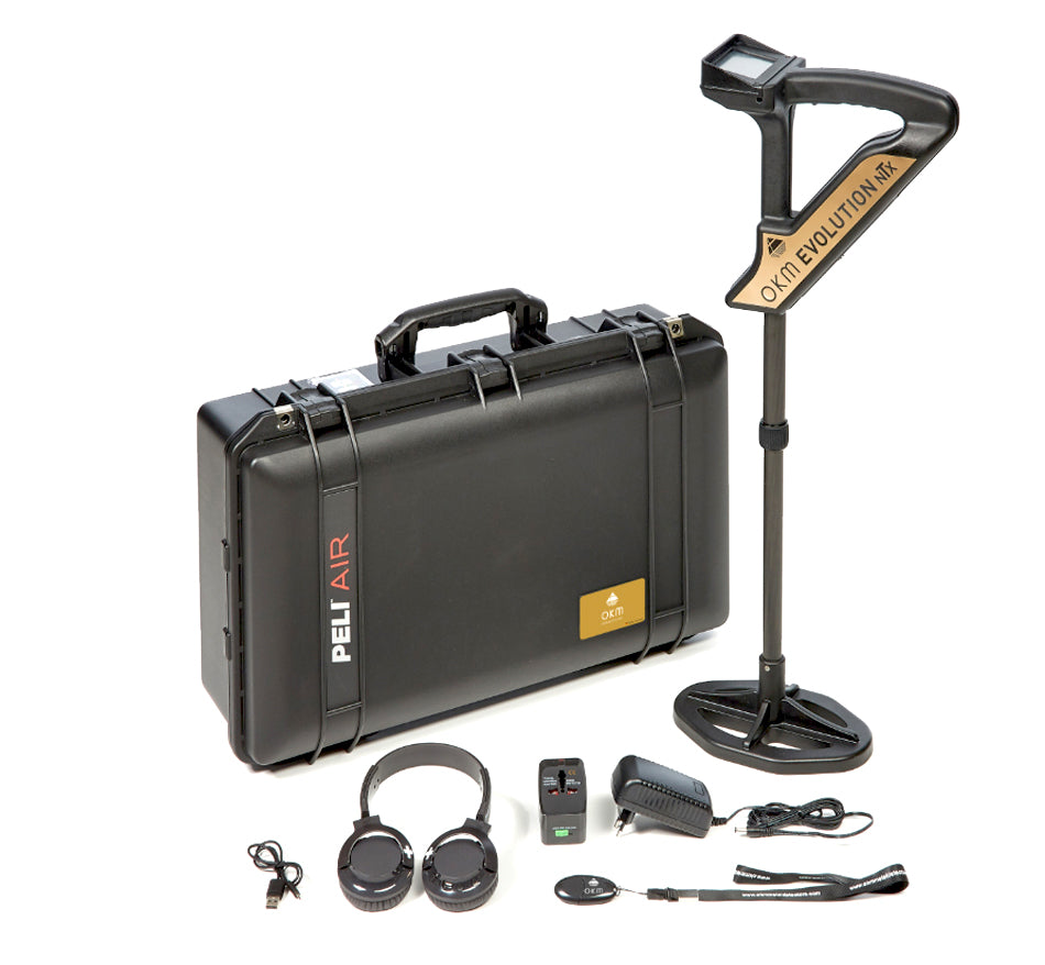 OKM Evolution NTX 3D Ground Scanner Metal Detector with VLF Coil
