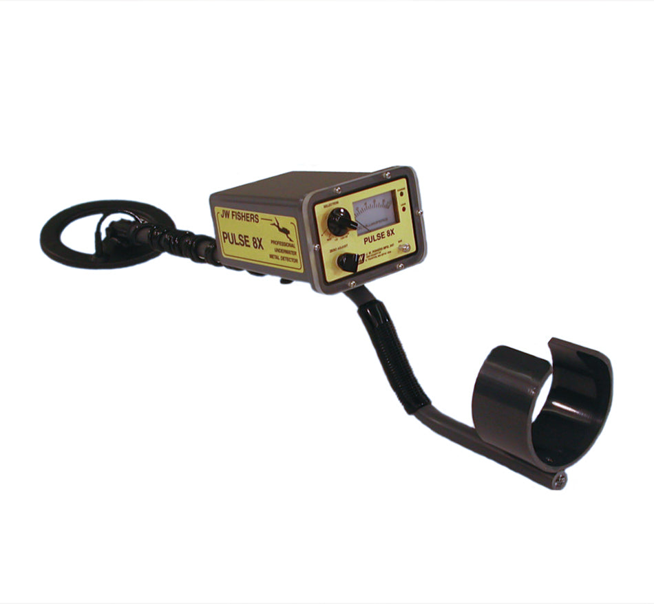 JW Fishers Pulse 8X Metal Detector & Under Water Connector