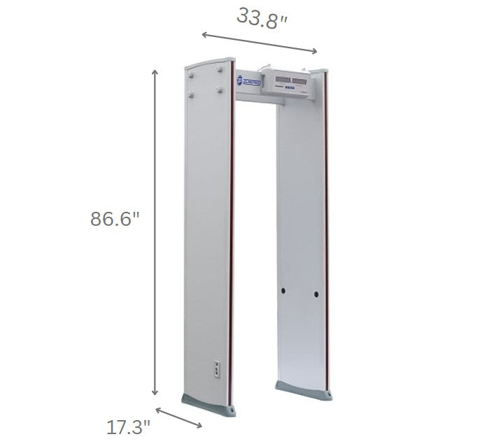 Zorpro 6 Zone Walk Through Metal Detector