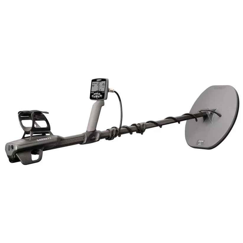 Garrett Axiom Metal Detector with 13"x11" Mono Coil, 11"x7" DD Coil Wireless Headphone