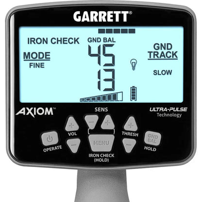 Garrett Axiom Metal Detector Standard Package