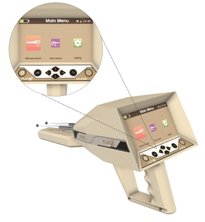 Ajax Detection Alpha Long Range Metal & Gold Detector