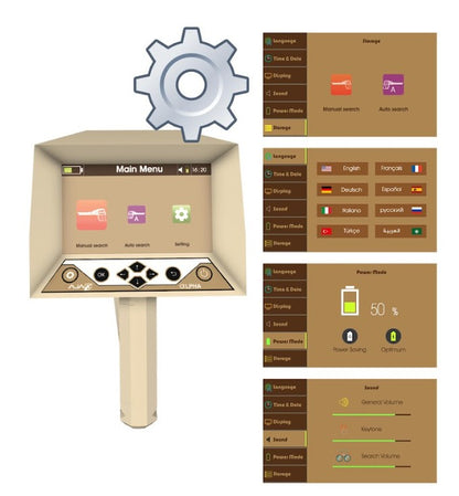 Ajax Detection Alpha Long Range Metal & Gold Detector