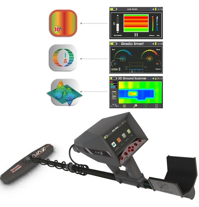 Ajax Gamma 3D Gold & Metal Detector