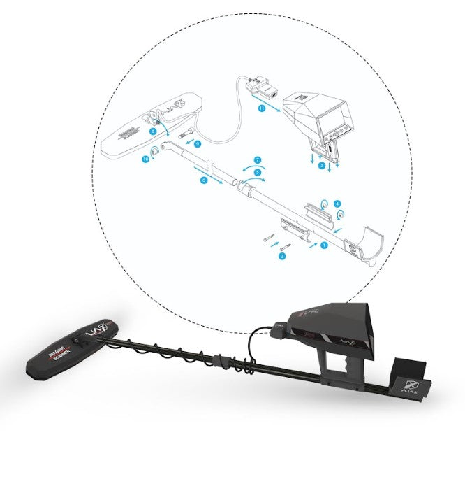 Ajax Gamma 3D Gold & Metal Detector