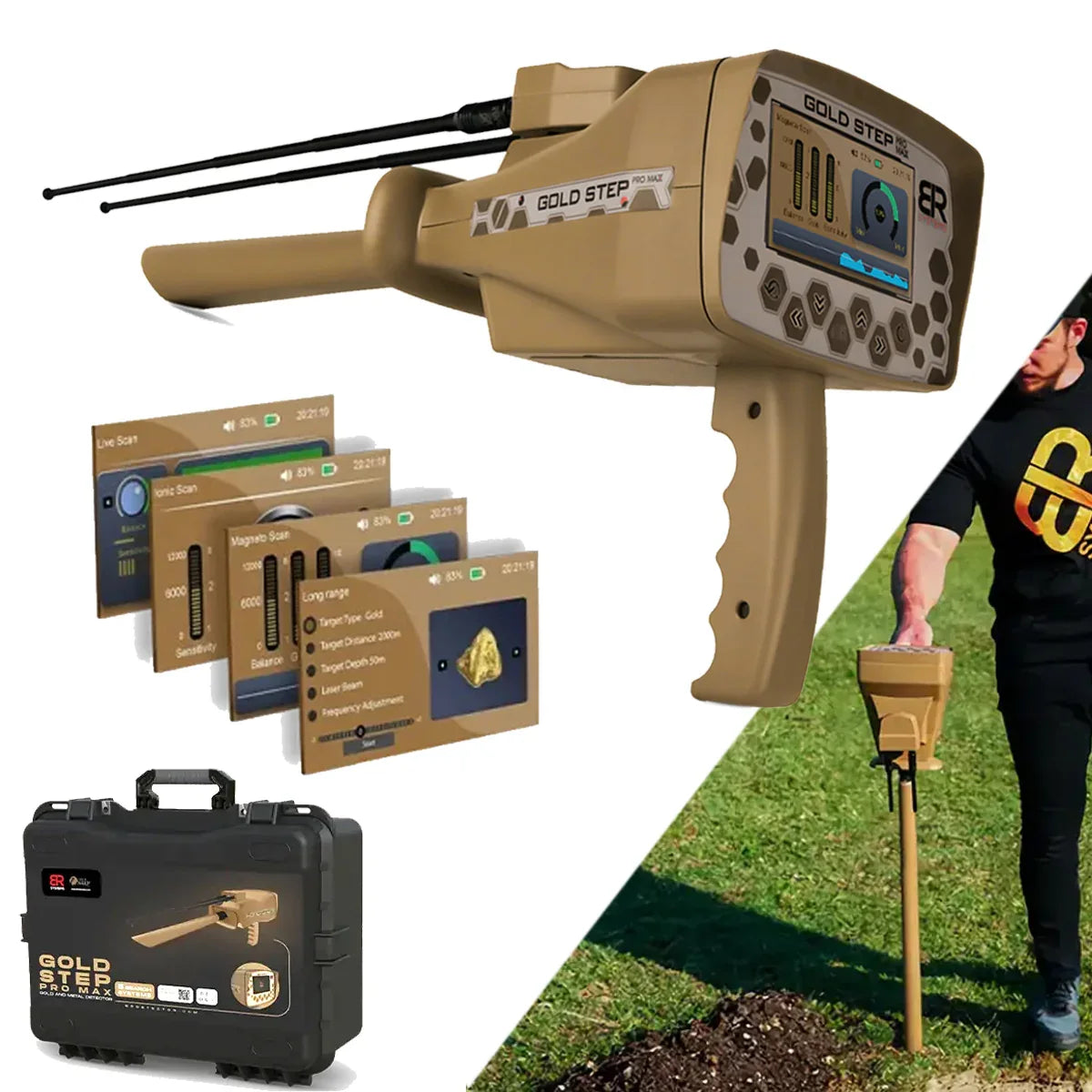 Gold Detect Machine Gold Detectors for Sale | Professional Gold Detector with Free ...