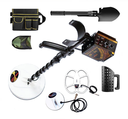 DETECH EDS Gold Catcher 28kHz VLF Metal Detector With 3 Coils Pro Pack