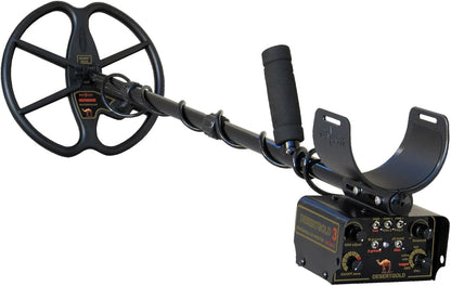 Detech Desert Gold 3 VLF Metal Detector Pro Pack 13.89 KHZ With 11.5 & 13” Ultimate Coils