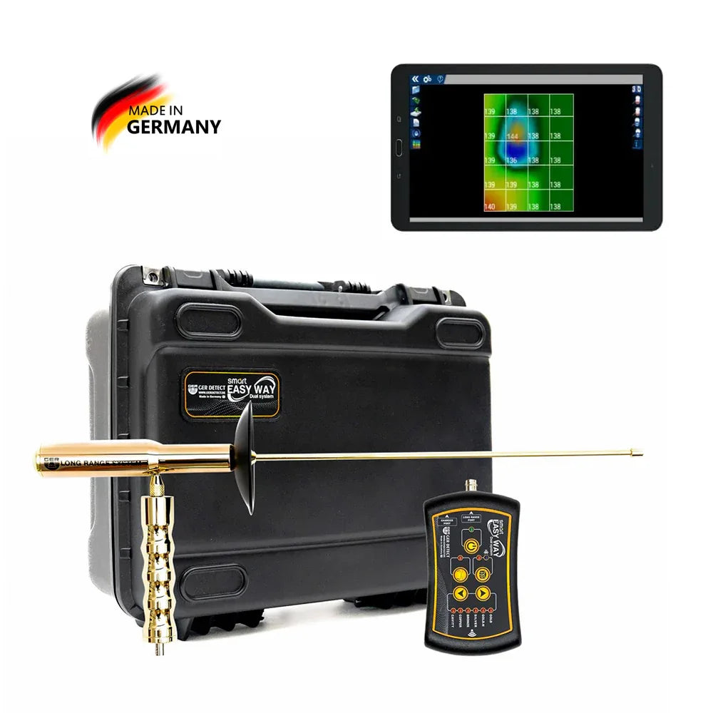 GER Detect Easy Way 智能双系统金属探测器 | 精准双模式检测 – Metal Detectors Pro
