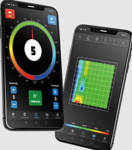 GROUNDTECH GR3 Plus Deep Seeking 3D Metal Detector (Dual Sensor)