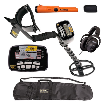 Garrett AT Gold Metal Detector Bundle