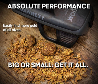 Garrett Axiom Lite Gold Metal Detector / 11x7 Mono Coil