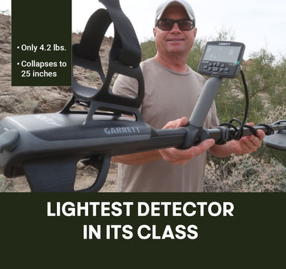 Garrett Axiom Lite Gold Metal Detector / 11x7 Mono Coil