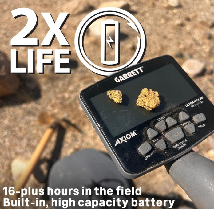 Garrett Axiom Metal Detector Standard Package