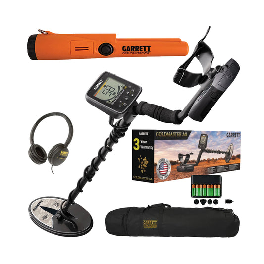 Garrett Goldmaster 24K Gold Metal Detector Bundle