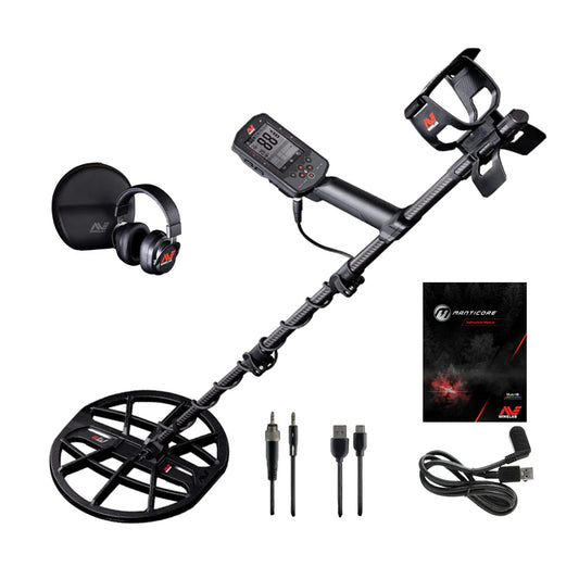 Minelab Manticore Waterproof Metal Detector with 11" DD Search Coil