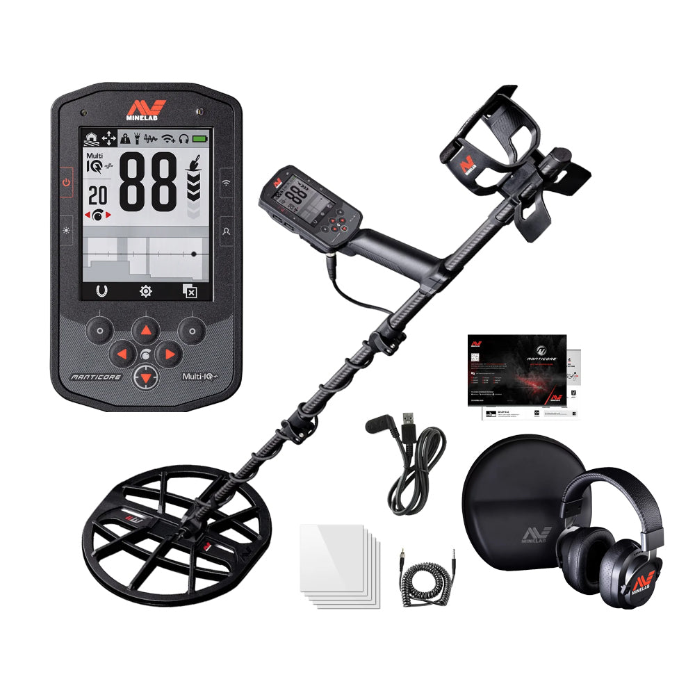 MINELAB Manticore High Power Metal Detector with ML-105 Wireless Headphones