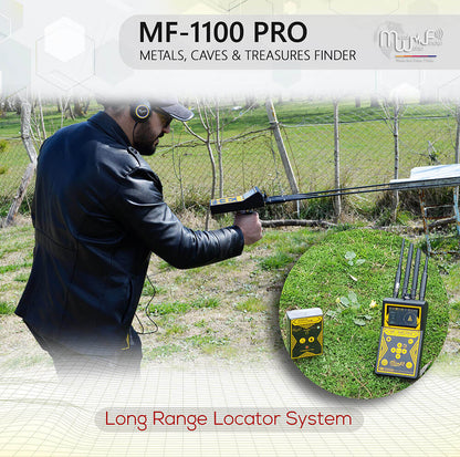 MWF MF 1100 Pro Long Range Gold & Treasure Detector Pro Package