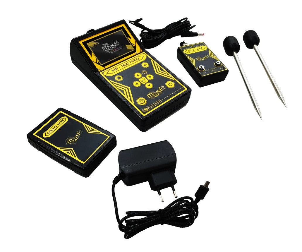 MWF MF 1100 Pro Long Range Gold & Treasure Detector Pro Package