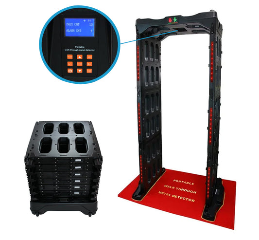 Metal Defender Collapse Portable Walk Through Metal Detector TS-P1