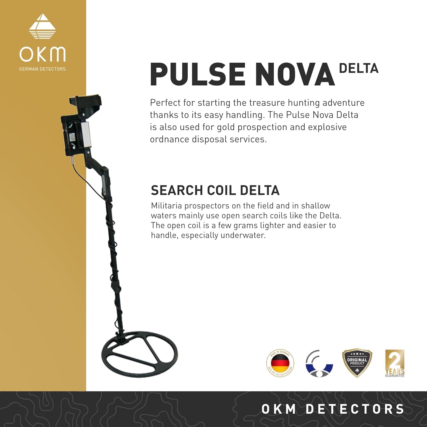 OKM Pulse Nova PI Metal Detector