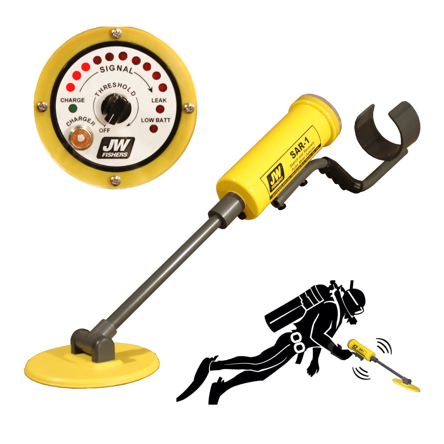 JW Fishers SAR-1 Search & Recovery Underwater Metal Detector