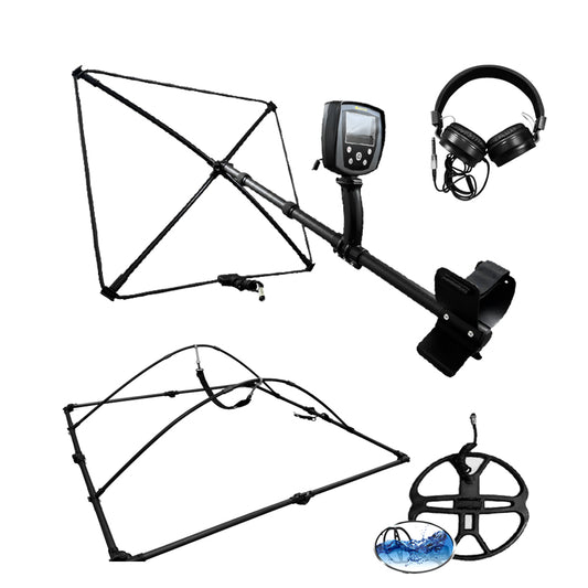 TF Pro PI Metal Detector w/ 3 Coils-Deep Detection Up to 7m/23 ft